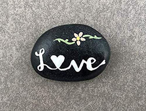 Algopix Similar Product 13 - Hand Painted Rock - Love