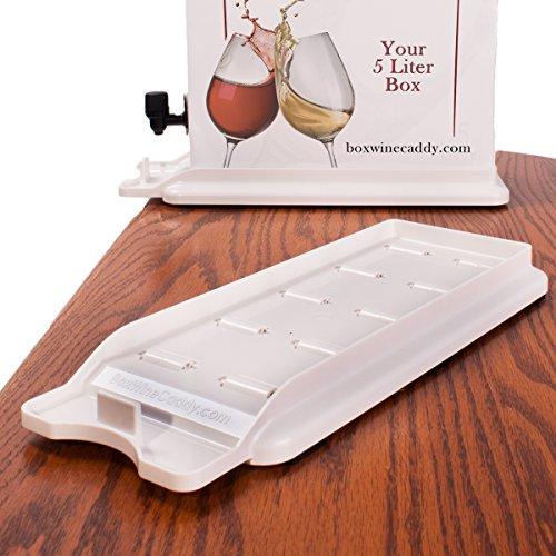 Algopix Similar Product 14 - Box Wine Caddy White 5 Liter