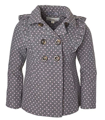 Algopix Similar Product 1 - Cremson Girls Wool Blend Hooded Ruffle