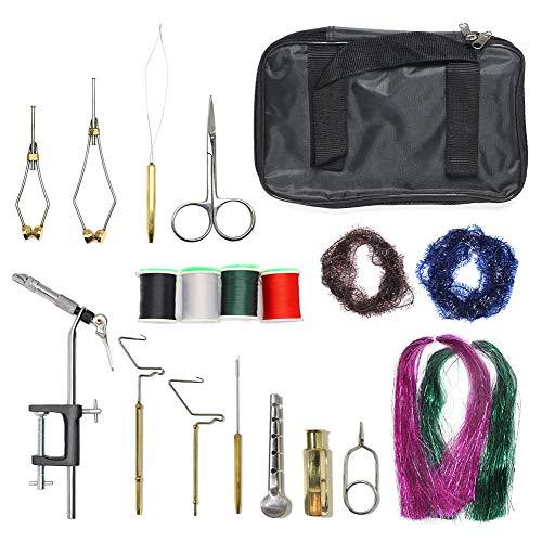 Algopix Similar Product 13 - XFISHMAN Travel Fly Tying Kit with