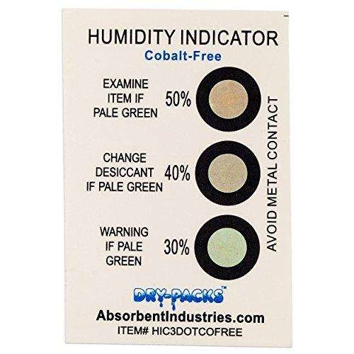 Algopix Similar Product 12 - Humidity Indicator Cards Cobalt Free 3