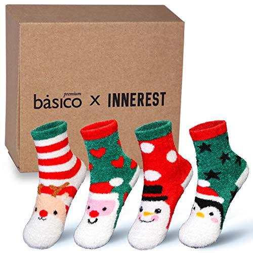 Algopix Similar Product 17 - Basico Kids Winter Fuzzy Socks Cozy