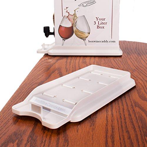 Algopix Similar Product 6 - Box Wine Caddy White 3 Liter