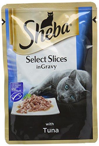Algopix Similar Product 17 - Sheba Pouch Tuna 85 g (Pack of 12)