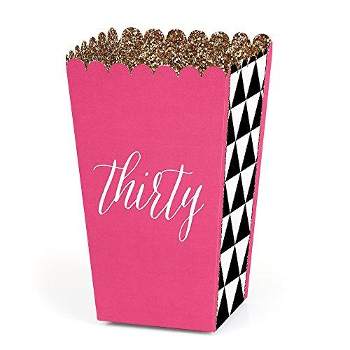 Algopix Similar Product 7 - Chic 30th Birthday  Pink Black and