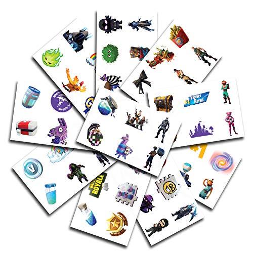 Algopix Similar Product 2 - 10 Sheets 60 Temporary Tattoos of