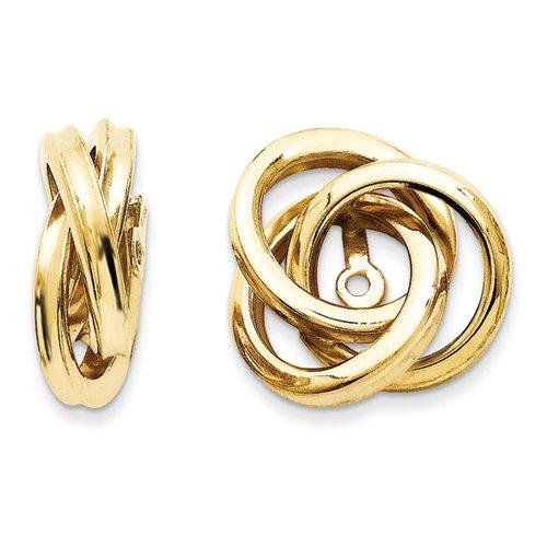 Algopix Similar Product 2 - 14k White Gold Polished Love Knot
