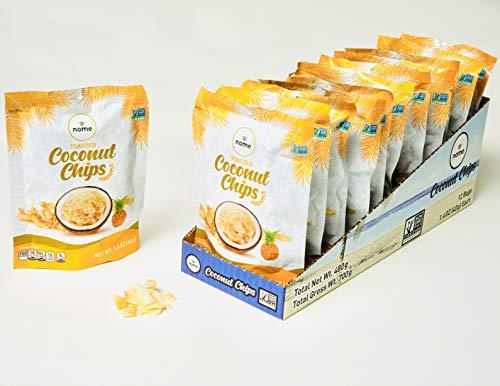 Algopix Similar Product 6 - Coconut Chips Nome 12 Pack Pineapple