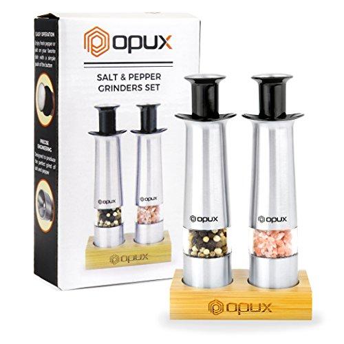 Algopix Similar Product 14 - Stainless Steel Push Button Salt and