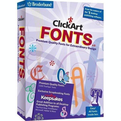 Algopix Similar Product 11 - CLICKART FONTS V5 2009