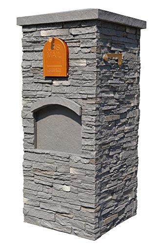 Algopix Similar Product 9 - NextStone Slatestone 22 Inch Mailbox 