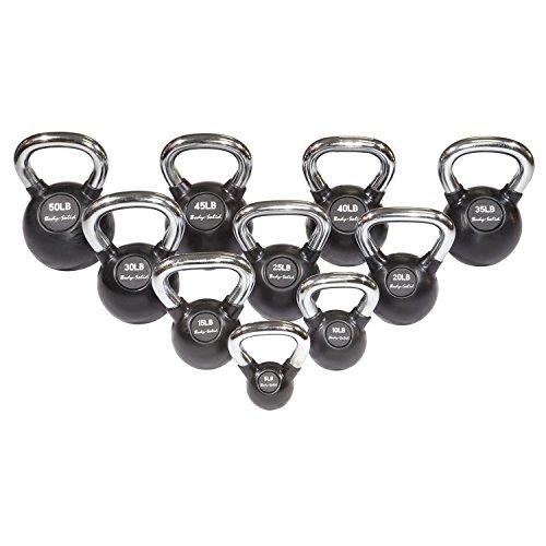 Algopix Similar Product 14 - Chrome Kettlebell Set 5-50 lbs.