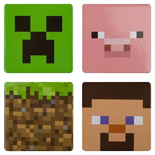 Algopix Similar Product 16 - JINX Minecraft Collectible 4Button Set