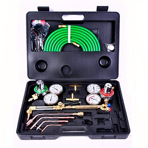 Algopix Similar Product 20 - Gas Welding Cutting Kit Oxy Acetylene