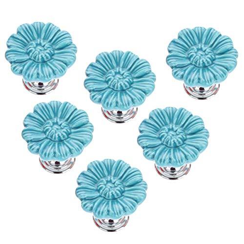 Algopix Similar Product 6 - Joyindecor Daisy Flower Drawer Pulls