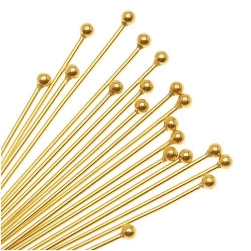 Algopix Similar Product 1 - Beadaholique 22K Gold Plated 2mm Ball
