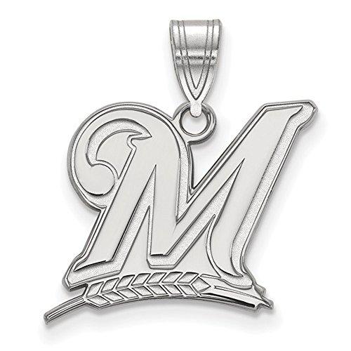 Algopix Similar Product 16 - Milwaukee Brewers M Logo Large Pendant