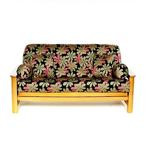 Algopix Similar Product 5 - LS COVERS FLOWER POWER FULL FUTON
