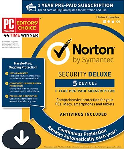 Algopix Similar Product 18 - Norton Security Deluxe  Antivirus