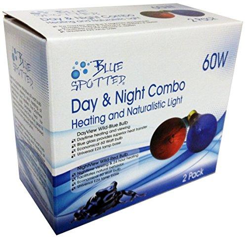 Algopix Similar Product 2 - Blue Spotted Day  Night 60 Watt Combo