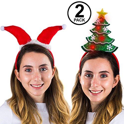 Algopix Similar Product 16 - Funny Party Hats Christmas Headbands 