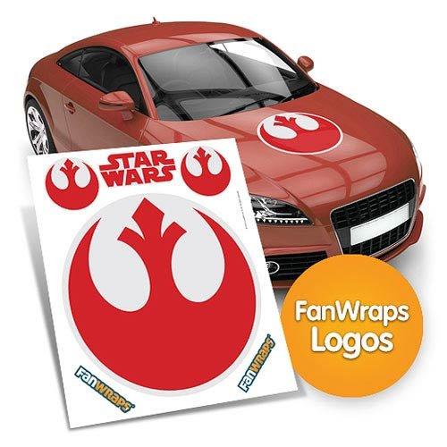 Algopix Similar Product 4 - FanWraps Star Wars Rebel Alliance Logo