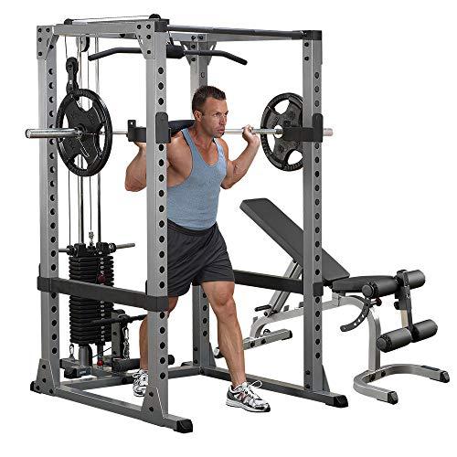 Algopix Similar Product 19 - BodySolid GPR378 Power Rack with Lat