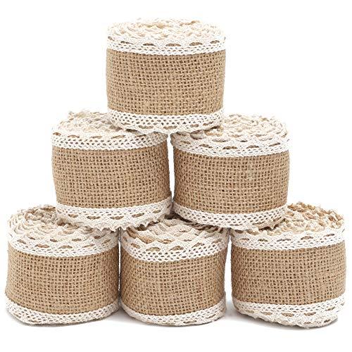 Algopix Similar Product 3 - Burlap Fabric Roll  6Pack 224Inch