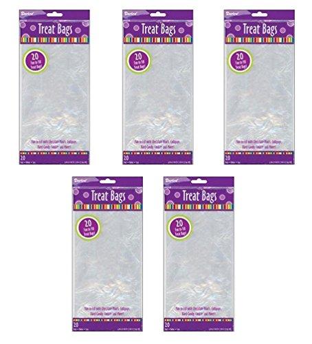 Algopix Similar Product 5 - Darice 100Piece Treat Bags 5 by 11