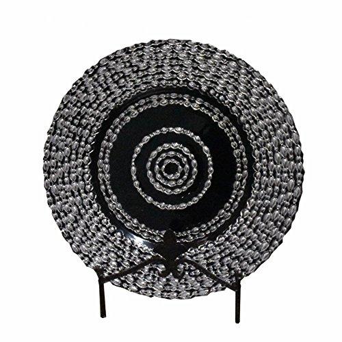 Algopix Similar Product 10 - Benzara Beautiful Glass Charger with