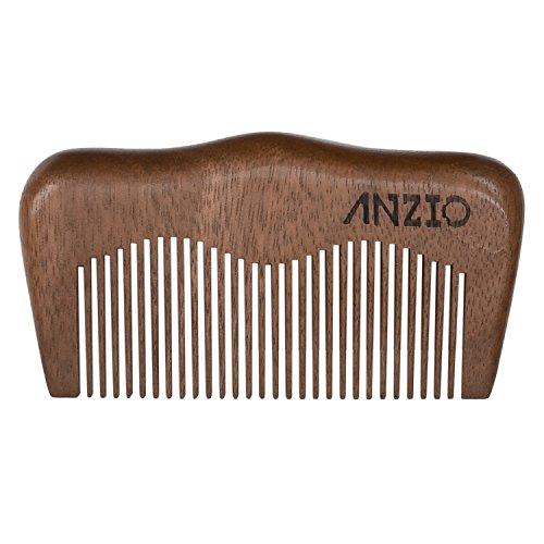 Algopix Similar Product 13 - Wood Beard Mustache Comb by ANZIO