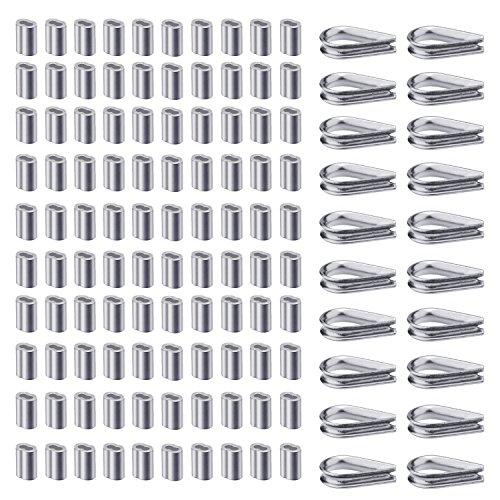 Algopix Similar Product 3 - Sunmns 100 Pieces 116 Inch Wire Rope