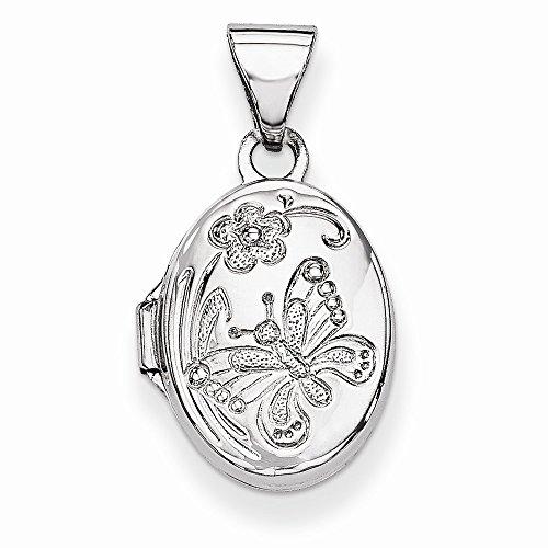 Algopix Similar Product 9 - Lockets 14k White Gold Polished