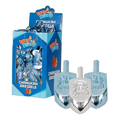 Algopix Similar Product 12 - Ner Mitzvah 100 Medium Dreidels  Blue