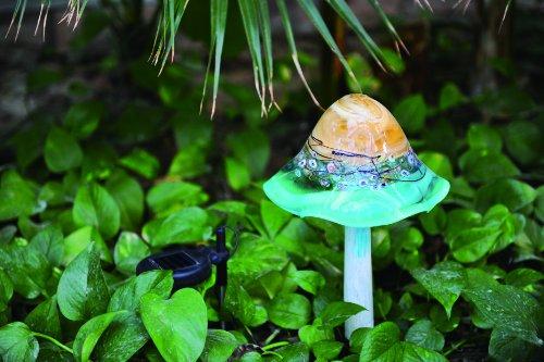 Algopix Similar Product 11 - Coloriscape Solar Mushroom Yard Art