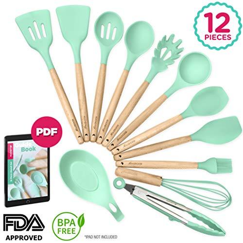 Algopix Similar Product 9 - KuchePro 12Piece Silicone Kitchen