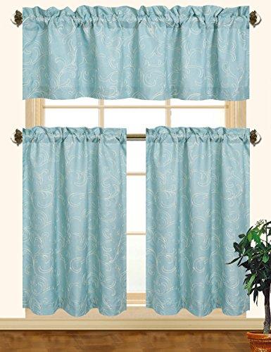 Algopix Similar Product 15 - Kashi Home Chelsea 3pc Scroll