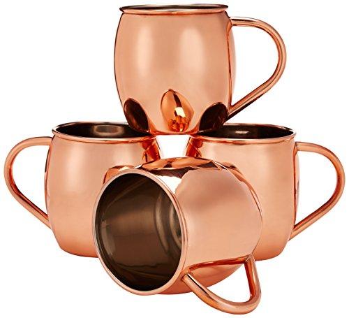 Algopix Similar Product 12 - Pinzon Copper Moscow Mule Mug - Set of 4