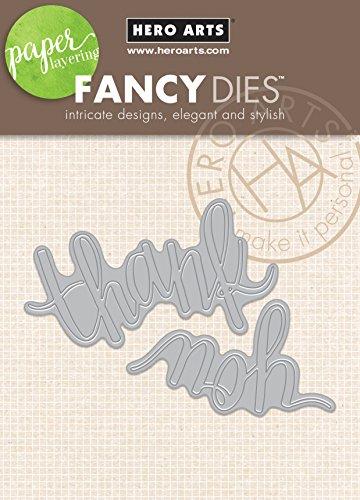 Algopix Similar Product 13 - Hero Arts Thank You Pair Fancy Die (C)