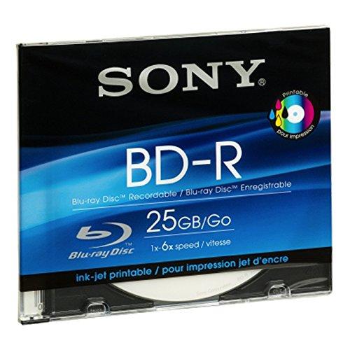 Algopix Similar Product 12 - Sony Bnr25Ipsl BdR BluRay Disc 25GB