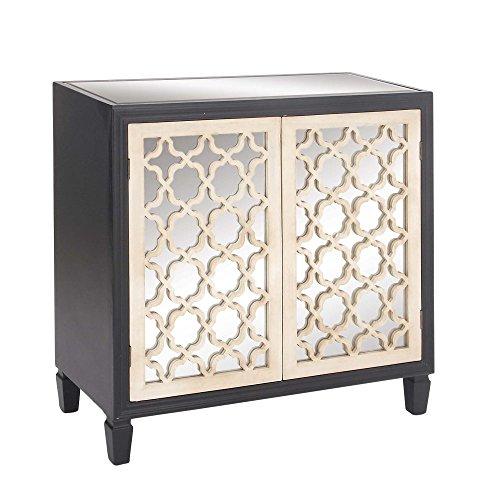 Algopix Similar Product 3 - Benzara Fashionable Wood Cabinet Mirror
