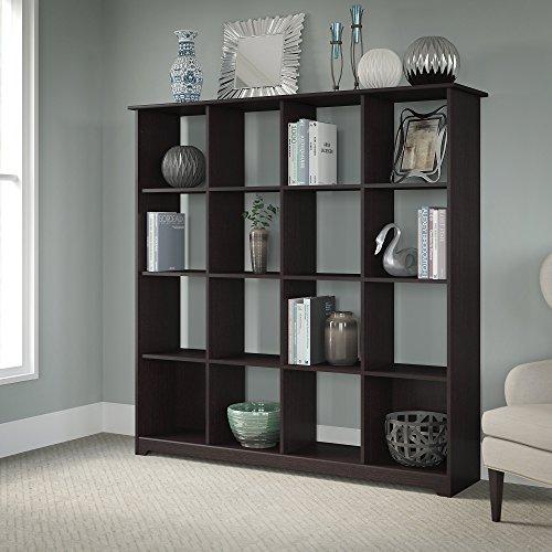 Algopix Similar Product 19 - Bush Furniture Cabot 16 Cube Bookcase