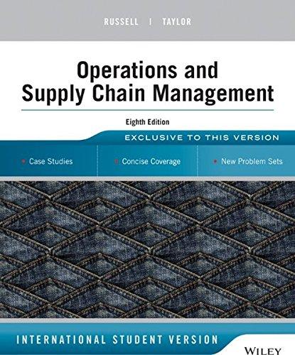 Algopix Similar Product 12 - Operations and Supply Chain Management