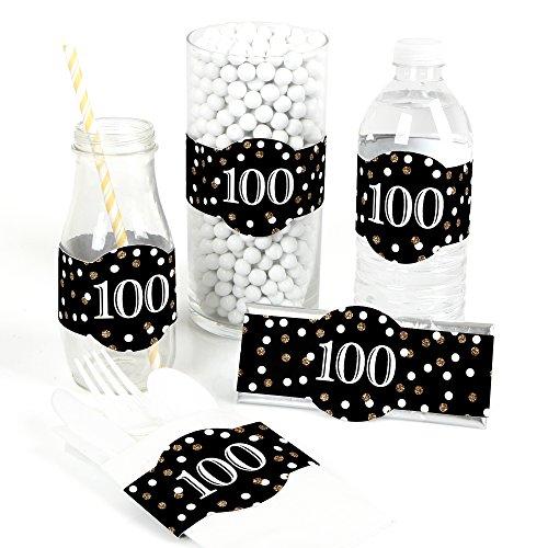 Algopix Similar Product 7 - Adult 100th Birthday  Gold  DIY Party