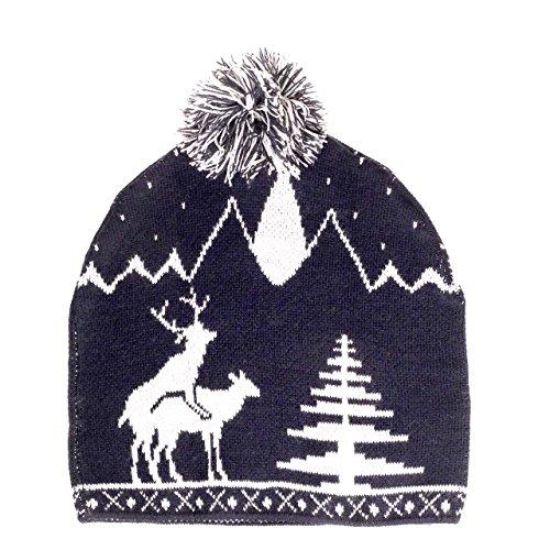 Algopix Similar Product 15 - Naughty Knit Deer Beanie for Women and