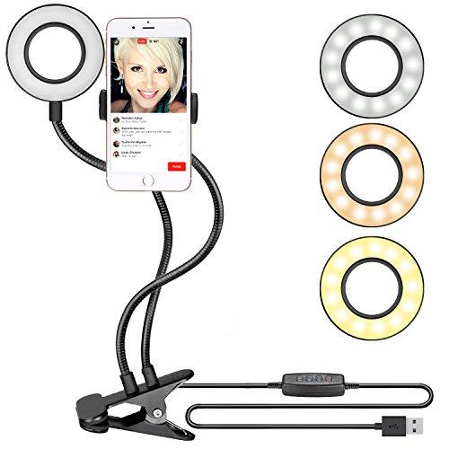 Algopix Similar Product 18 - Neewer Clampon Selfie Ring Light with
