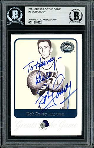Algopix Similar Product 9 - Bob Cousy Autographed 2001 Fleer Greats