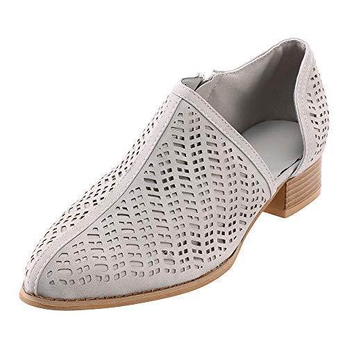 Algopix Similar Product 5 - Womens Fashion Flock Ankle Pointed