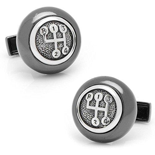 Algopix Similar Product 6 - Sterling Gear Shifter Cufflinks