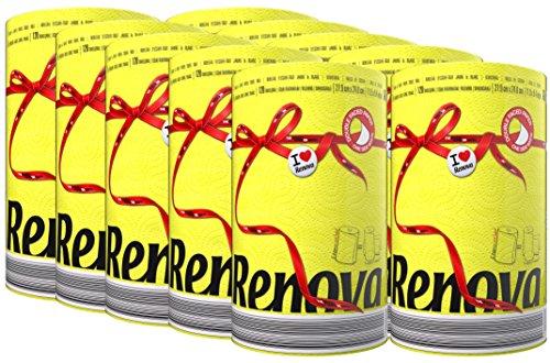 Algopix Similar Product 4 - Renova Kitchen Roll Red Label Yellow 